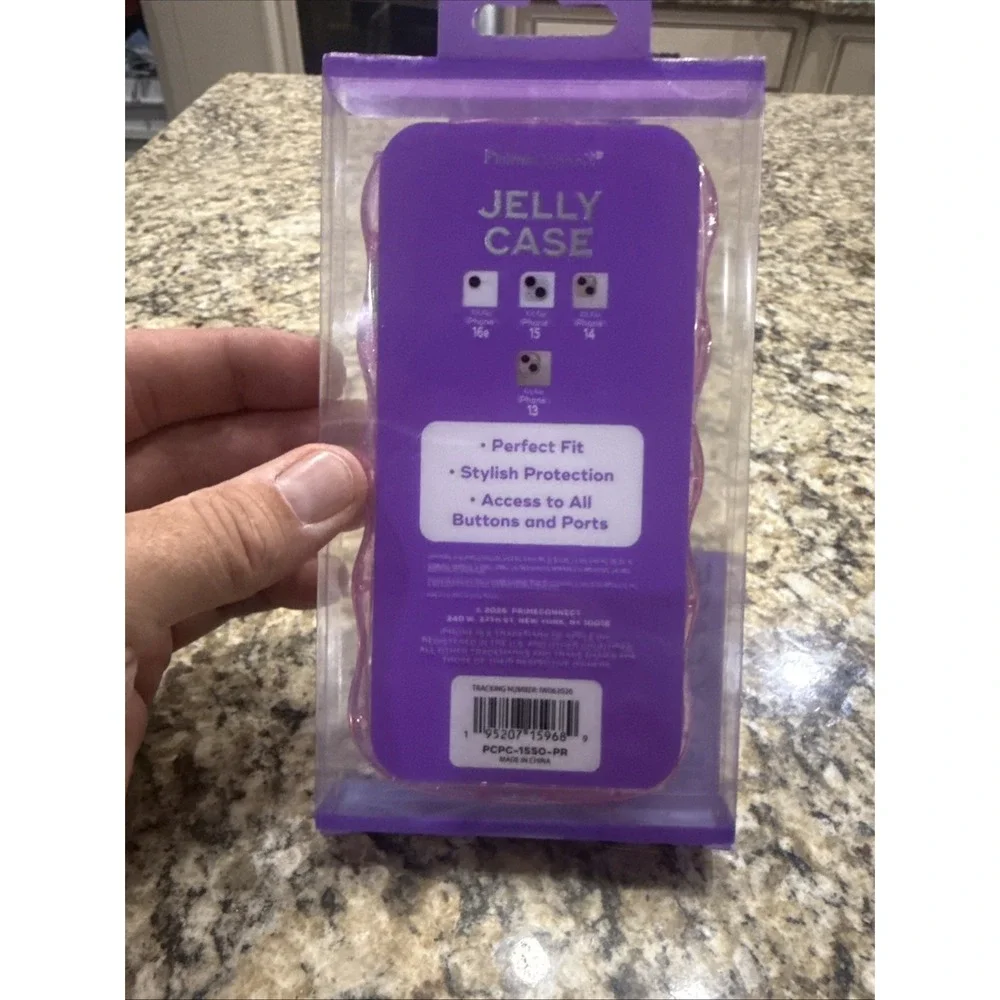 NEW NeeDoh Jelly Phone Case Pink iPhone 16e 15 14 13 Squishy Viral Sensory Cover